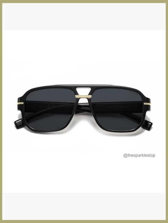 Retro Square Aviator Sunglasses Polarized UV400 TAC Lenses main image 5